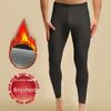 Men’s High-Waist Thermal Leggings - Soft Cotton Wool Pants for Autumn/Winter