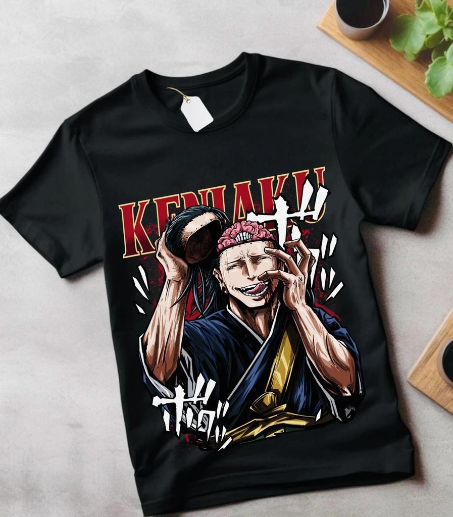 Anime Jujutsu Kaisen Kenjaku Master Unisexipulator Black Tshirt