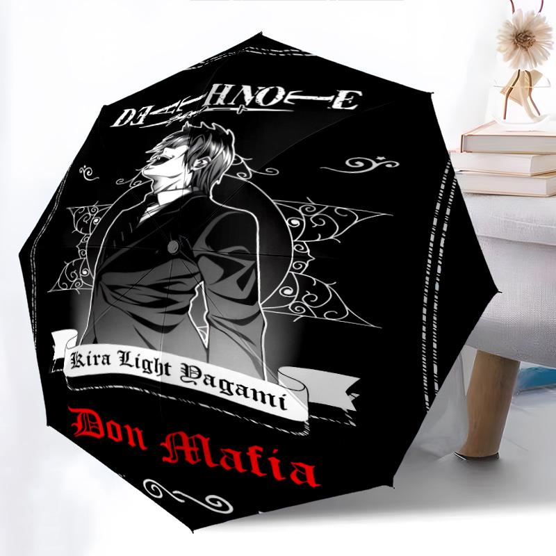 Death Note: Shadows Justice Folding umbrella durable 8 paraphenoid bones outdoor printing light