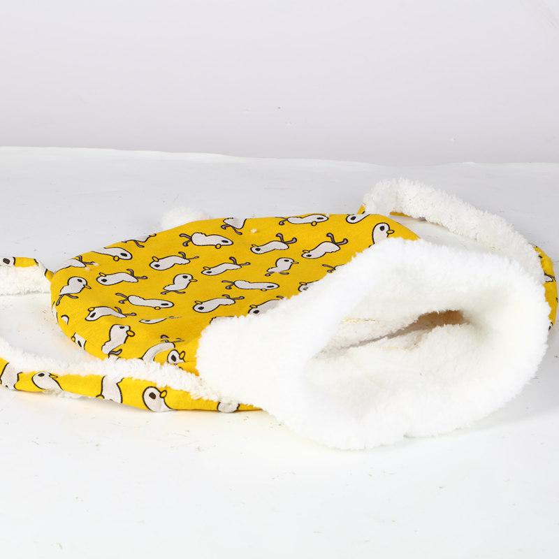 Practical Thickened Cat Sleeping Bag Semi-Closed Winter Soft Cat Bed Cave Warm Comfortable Cat Nest Pet Mat Pet Supplies