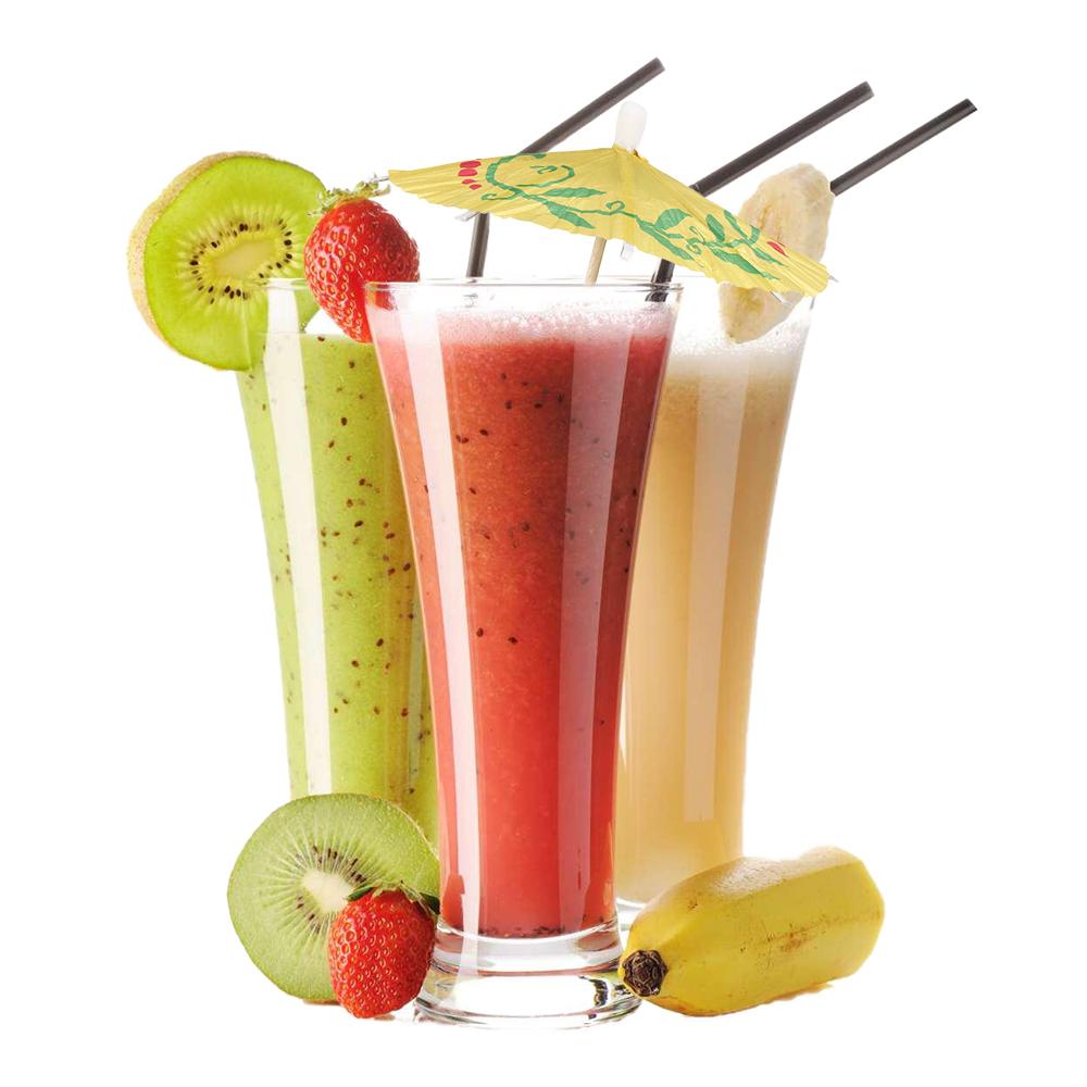 20pcs Handle Bar Cocktail Decor Mixed Color Mini Umbrella Toothpicks Parasol Snack Cocktail