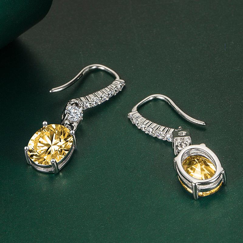 Sace Gems Классические серьги из медного сплава с цирконом, женские ювелирные изделия, свадебный подарок для вечеринки