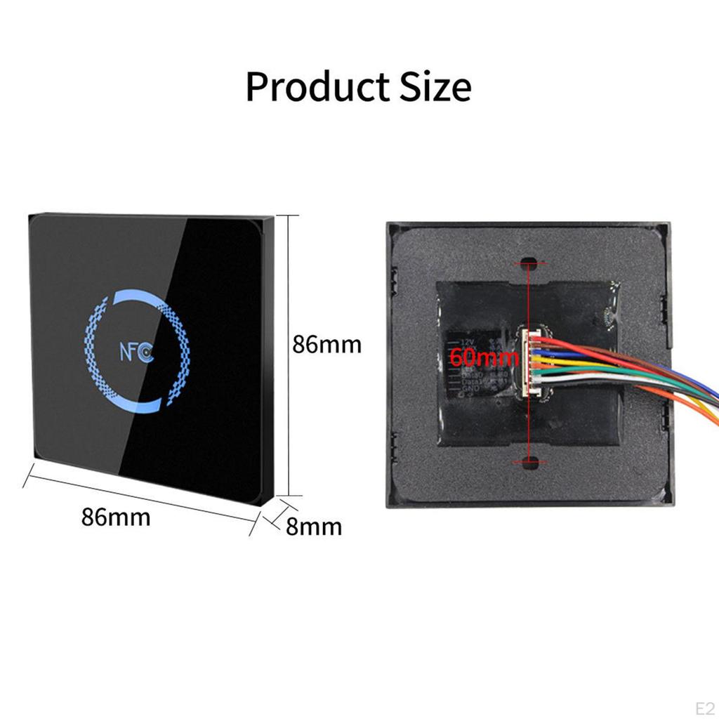 Считыватель карт для контроля доступа к двери, безопасность входа, водонепроницаемый IP65, прочное крепление, замена