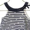 Celine Made In Japan Border No Sleeve Cut 80 Baby Back Button Kid's Used
