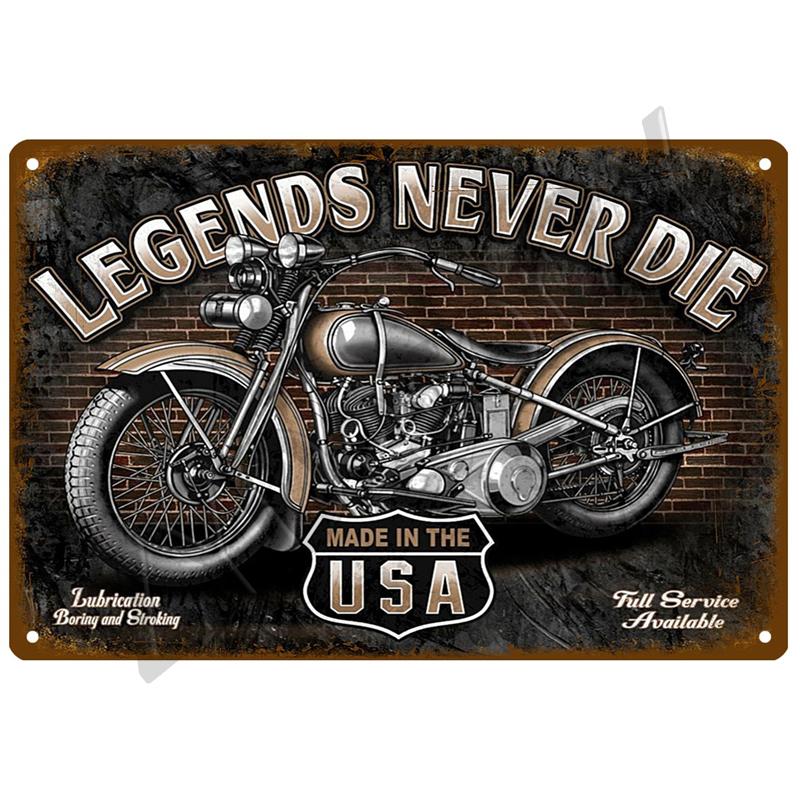 Индия Moto For The Garage Plaque Metal Sign Vintage Wall Poster Vintage Retro Room Home Industrial Hanging Decor Art Tin Sign