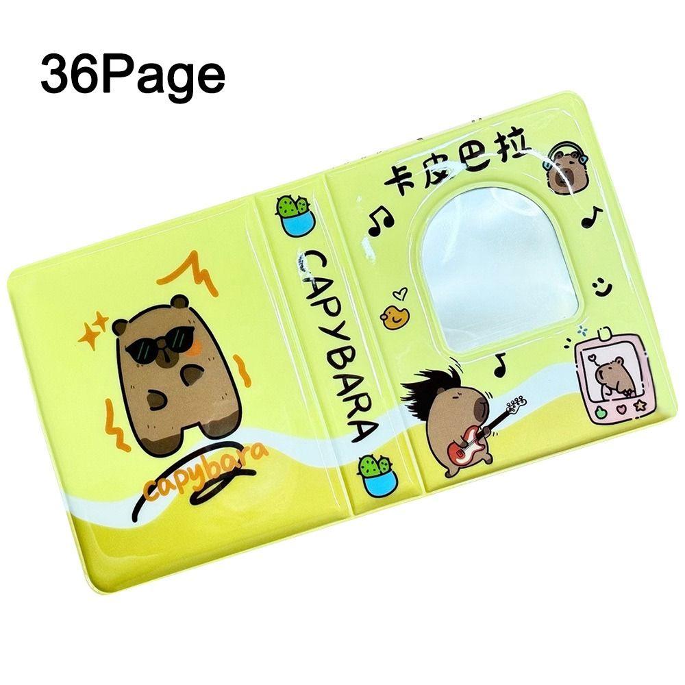 Portable 2 Inch Mini Photo Albums 20 Pockets Love Heart Photos Holder PVC Hollow Name Card Book