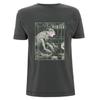 Pixies Monkey Grid Charcoal Unisex T-shirt