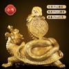 Латунный Орнамент Дракон Денежный Xuanwu Украшение Медная Черепаха Змея Зверь Четырех Направлений Благоприятный Жуи