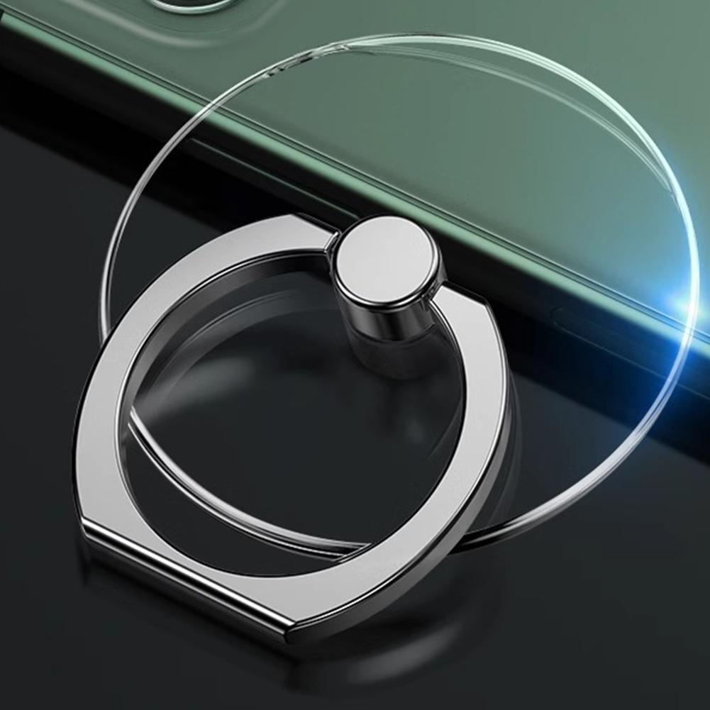 4PCS Cell Phone Ring Holder 360°Rotation Finger Ring Stand Clear Cell Phone Kickstand for Most of Phones Tablet and Case