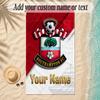 Beach TowelSouthampton FC Custom Name Text Personalized Soft Towel for Beach Pool Indoor Home Decor Gift