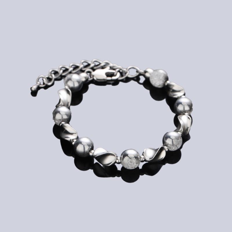 Bracelet Men's Titanium Steel Does Not Fade, High-end Sense Versatile Hip-hop Jewelry Women's Simple Personality Retro Accessories