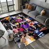 3D Printing Rod Wave Rapper Area Rug,Carpet Rug for Home Living Room Bedroom Sofa Doormat Decor,kids Play Non-slip Floor Mat