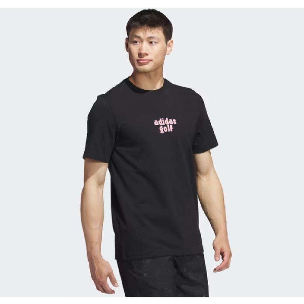 Adidas Футболка Golf 2023 Unisex с рисунком и свободным кроем Ik6909