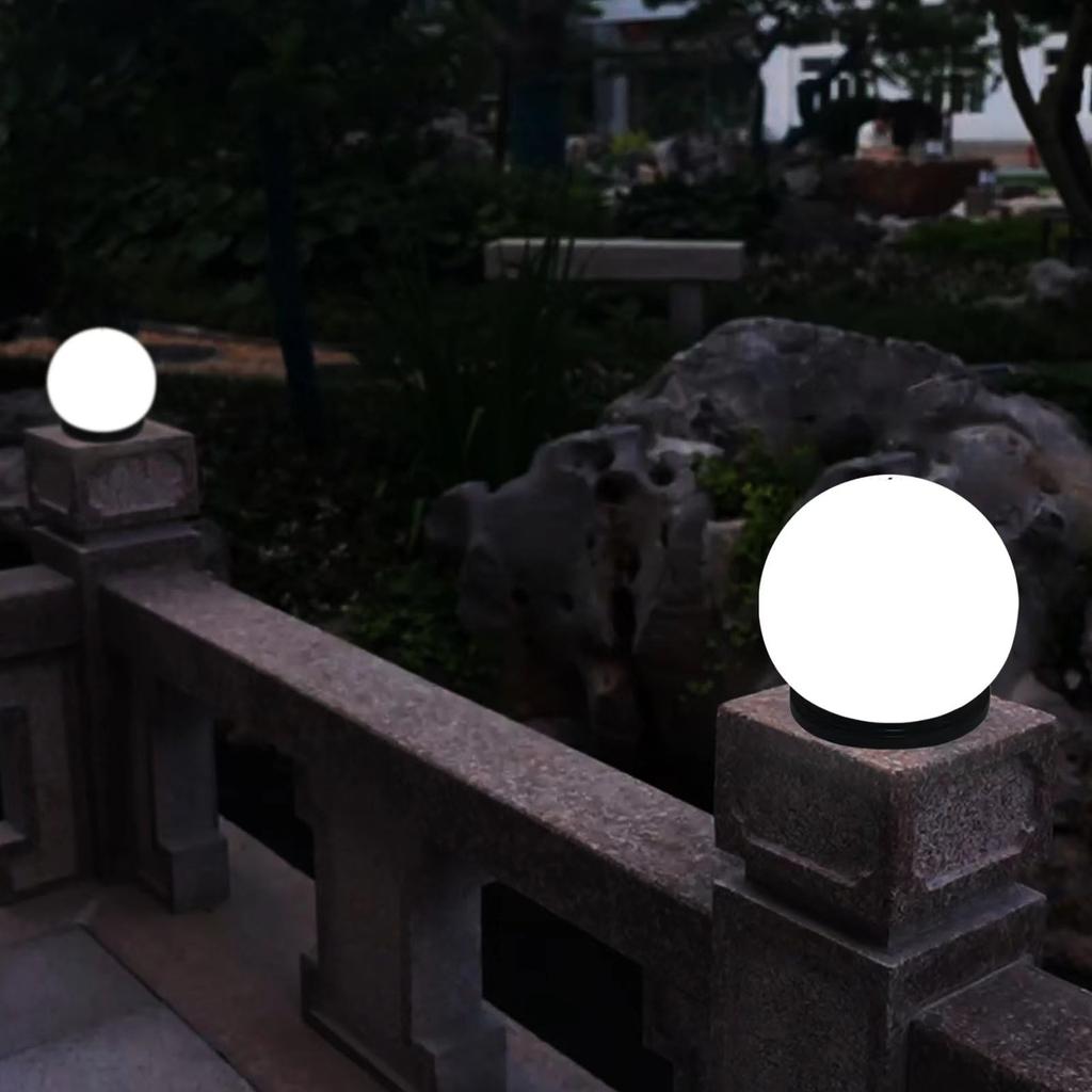 Светится до следующего Набор садовых шаров 2 шт. Диаметр 20 см RGB Умное освещение Солнечный свет Яркость 60 Выбор времени освещения с пультом