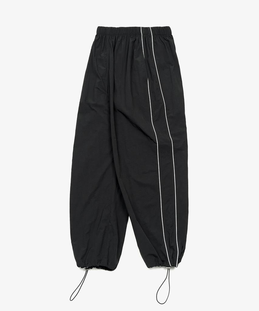 TOFFEE Piping Line Track String Pants (Black)