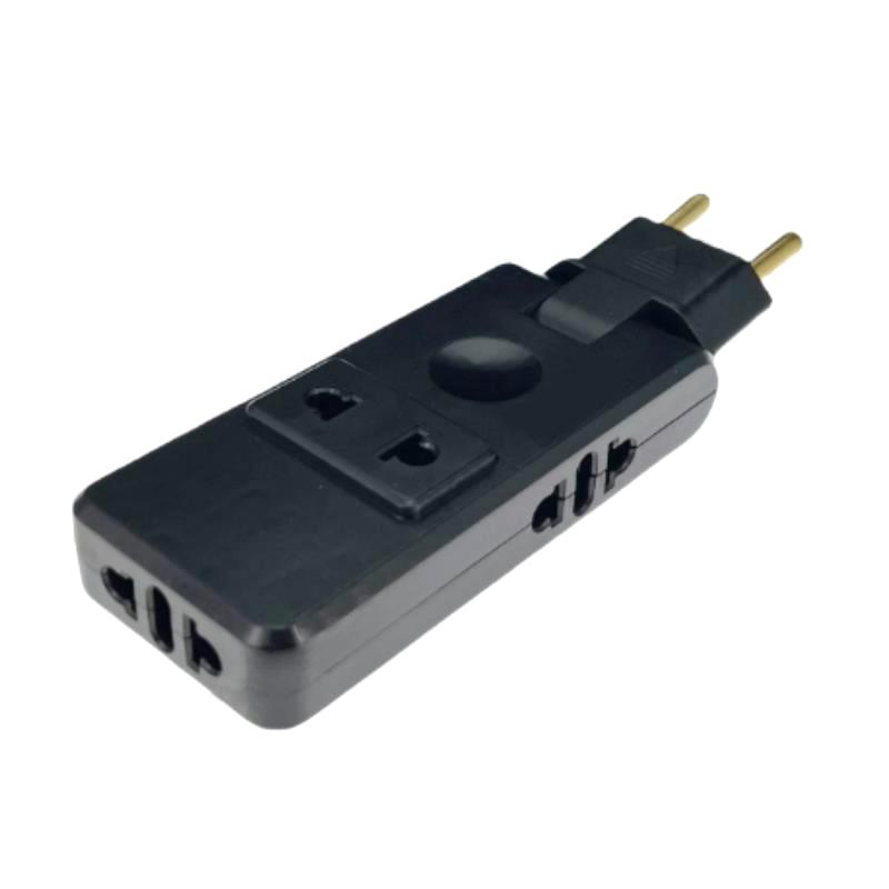 4 In 1 EU Electrical Socket 180 Degree Rotation Plug Adapter Extension Protable Travel Power Converter Wall Outlet Plug Adaptors