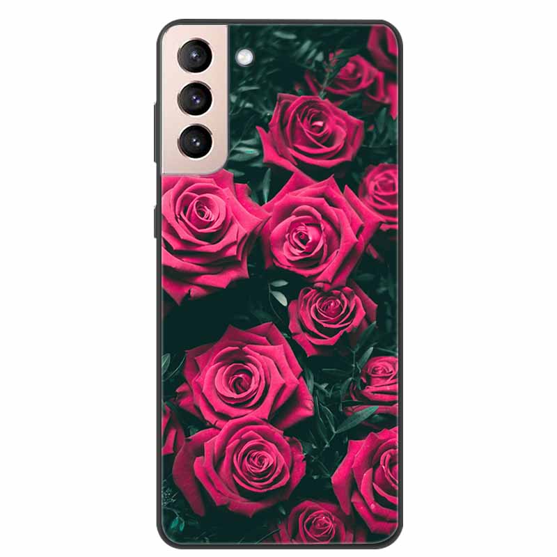 Для Samsung Galaxy S21 FE 5G чехол с мультяшной росписью, мягкие чехлы из ТПУ для телефонов Galaxy S21FE S 21 FE, силиконовая задняя крышка, милый чехол