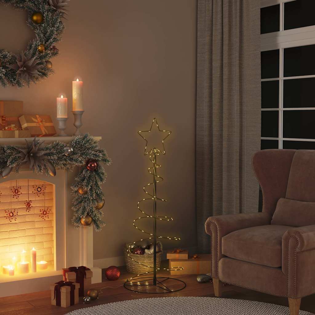 LED Christmas Tree 80 Warm White LEDs 120 cm