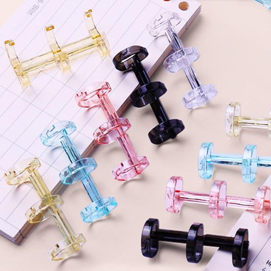 2 шт., с 3 отверстиями, переплетные кольца, пружинное спиральное кольцо, переплетное кольцо на 360 градусов, переворачивающаяся полоска, пряжка, зажим, школьные принадлежности, канцелярские принадлежности