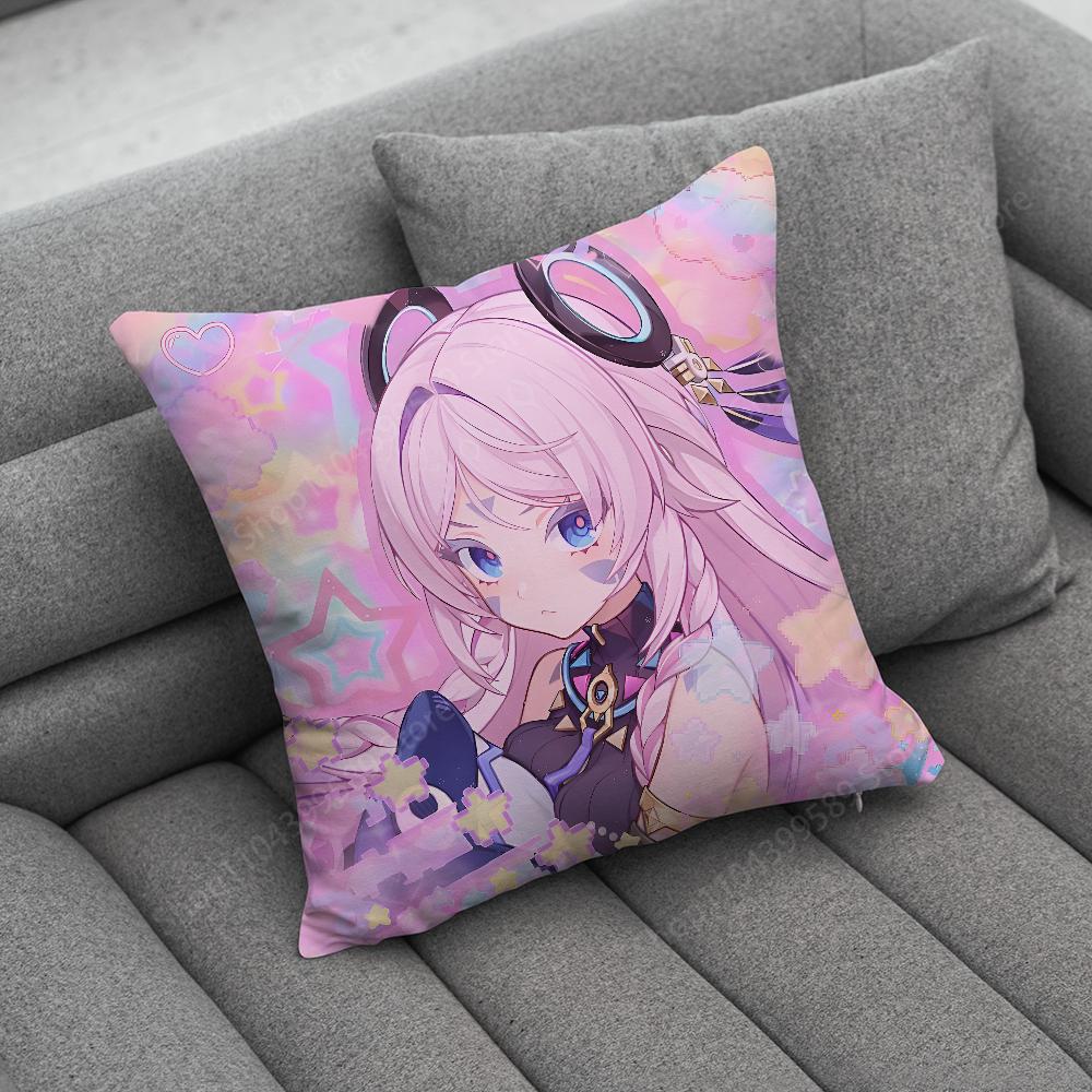 GGenshin Impact Citlali Pillow Case Soft Cushion Cases for Farmhouse Sofa Decor Home Decorations and Protector