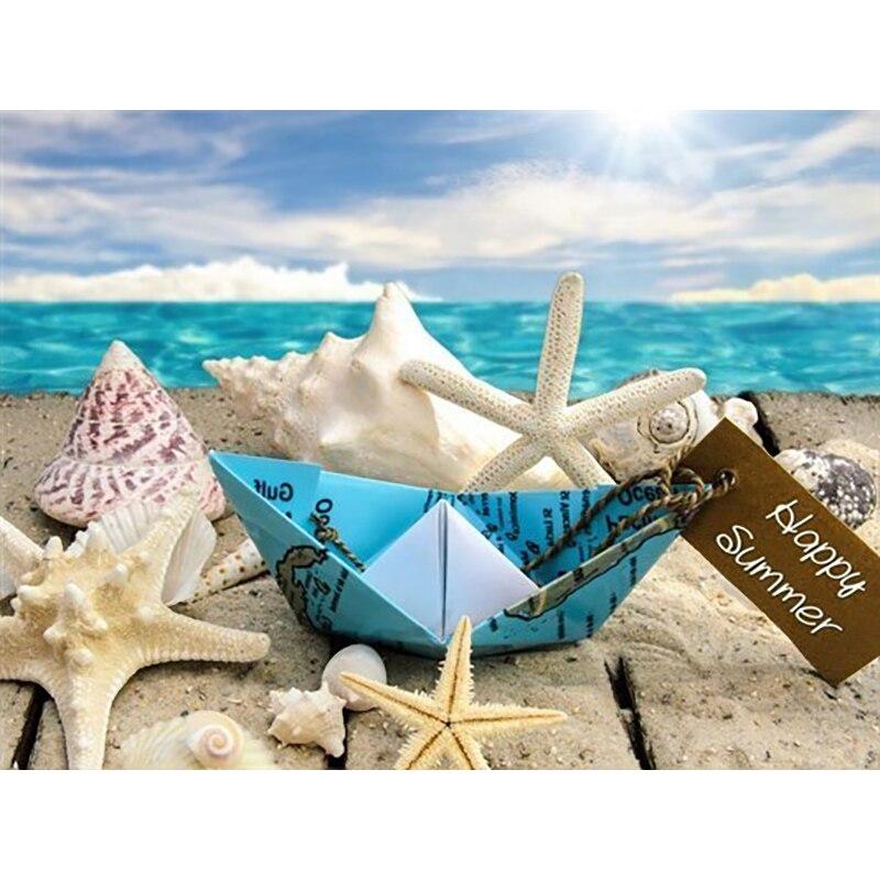 Новый 5D DIY Алмазная картина с видом на море Морская звезда Алмазная вышивка животных вышивка крестиком полная круглая дрель домашний декор художественный подарок