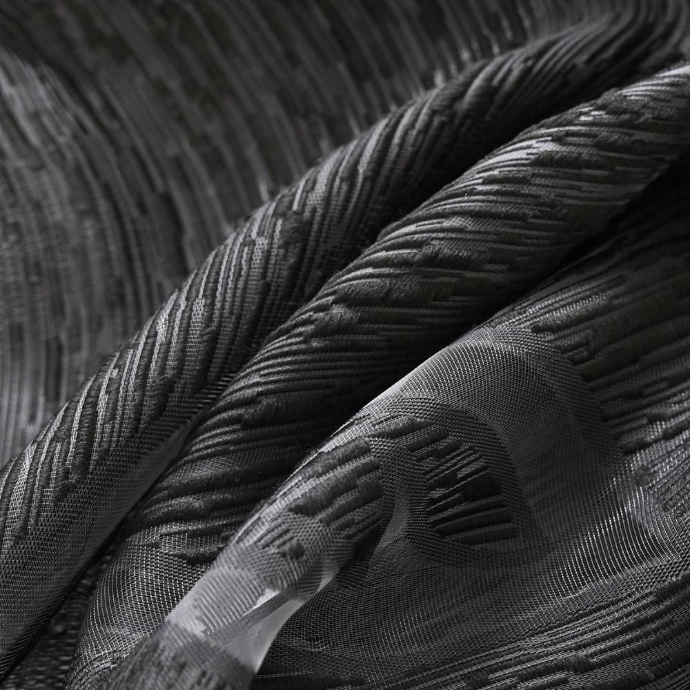 Romantic Leaves Pattern Sheer Curtain Elegant Tulle Curtain Modern Window Drapes  Bedroom