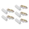 5Pcs Wire Connector Brass Conductor Double Screws ABS Shell Butt Wire Terminal Block 1000V 100A