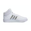 Adidas Neo Hoops Mid 3.0 Удобные Спортивные Нескользящие Амортизирующие Прочные Средние Кроссовки для Скейтбординга Детские Кроссовки Белые HP2662
