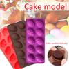 1pcs 10 Cavity Easter Silicone Mold Rabbit Colored Egg Chocolate Cake Mold Holiday Decoration Baking Tools Manual Soap Mould