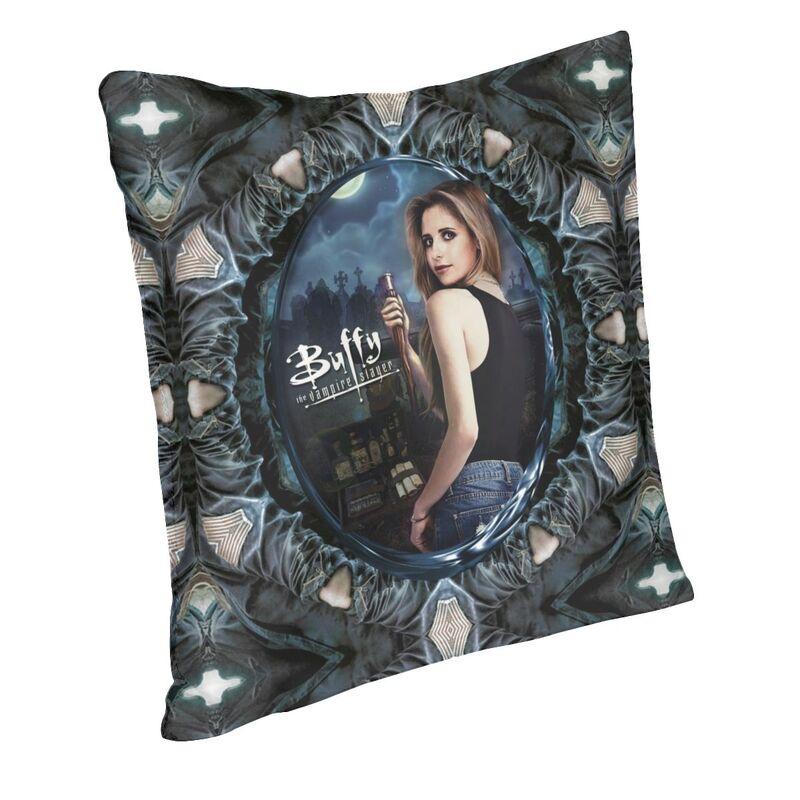 Наволочка «Баффи, истребительница вампиров» 40*40 см для дивана, чехол для подушки «Сверхъестественное, ужасы, ТВ-шоу», мягкая наволочка с принтом