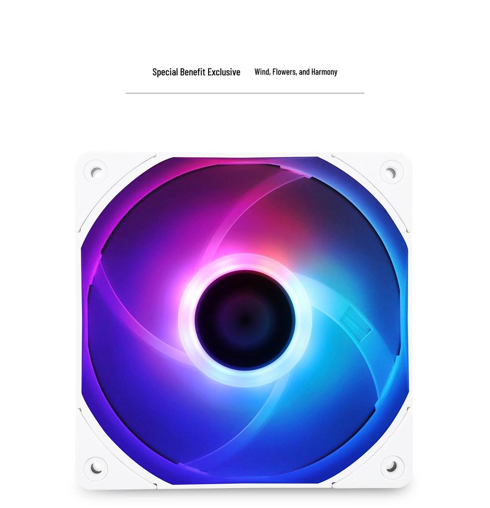 CPU-кулер Thermalright AXP120-X67 White ARGB, чисто медный, с нижним обдувом - 67 мм