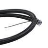 AN4 AN6 AN8 AN10 AN12 Fuel Line Hose,Nylon Braided Fuel Line Hose with Stainless Steel Mesh Reinforce Black