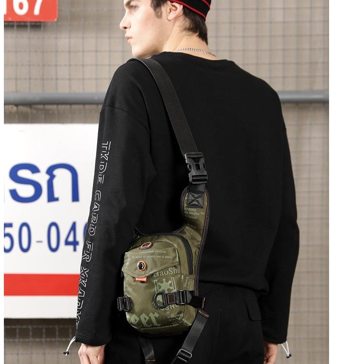 Новая модная мужская нагрудная сумка, уличная велосипедная сумка для ног, многофункциональная спортивная портативная поясная сумка, сумки через плечо