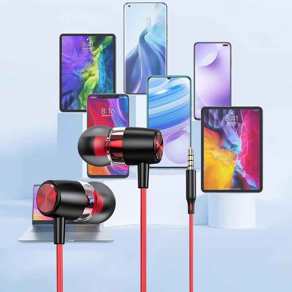 2025 New Wired HIFI Sound Volume Heavy Noise Includes Calls High Clear Volume Stereo Smartphone Earphones Earphones, Earphones, 3.5mm Jack, Quality,
