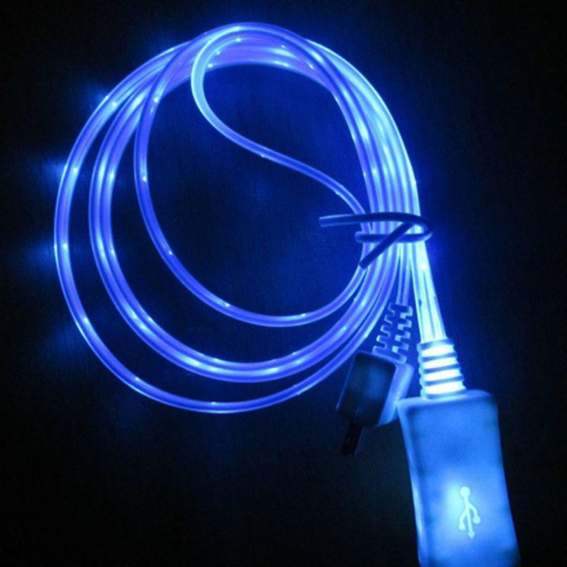 Led Usb Light Sync Data Charger Cable For Ipad Iphone 5678x And
