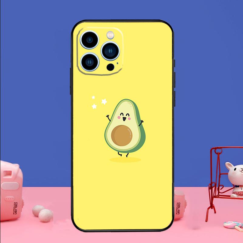 Lovely Avocado Phone Case For iPhone 17 16 15 13 11 12 14 Pro Max mini 15 16 Plus 16e 17 Air Bumper Cover