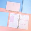 A5 Weekly Planner 52 Week English Daily Notebook Thick Paper Smooth Writing Planner Book for Home School Office