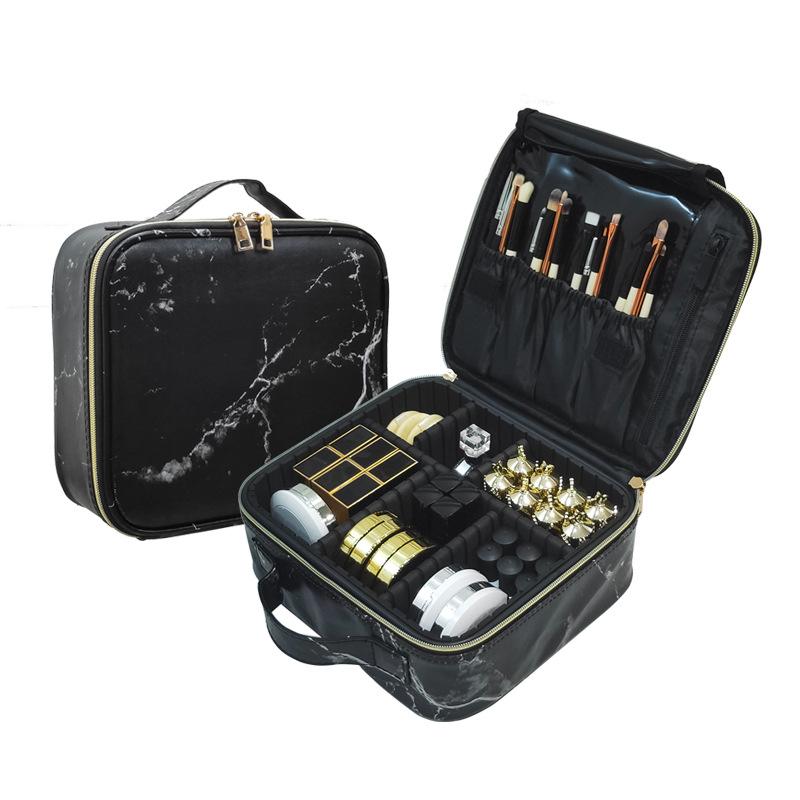 Брендовая косметичка для красоты, дорожная профессиональная женская косметичка, большая вместительная косметичка, необходимая водонепроницаемая косметичка