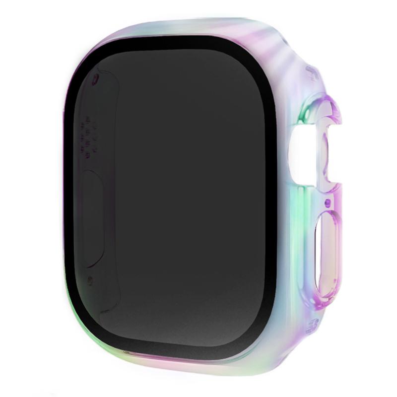 Glass+Cover for Apple Watch Case 46mm 44mm 40mm 41mm 45mm 49mm 42mm Screen Protector iWatch Serie Ultra 9 8 7 6 SE 5 10 42/46mm 7