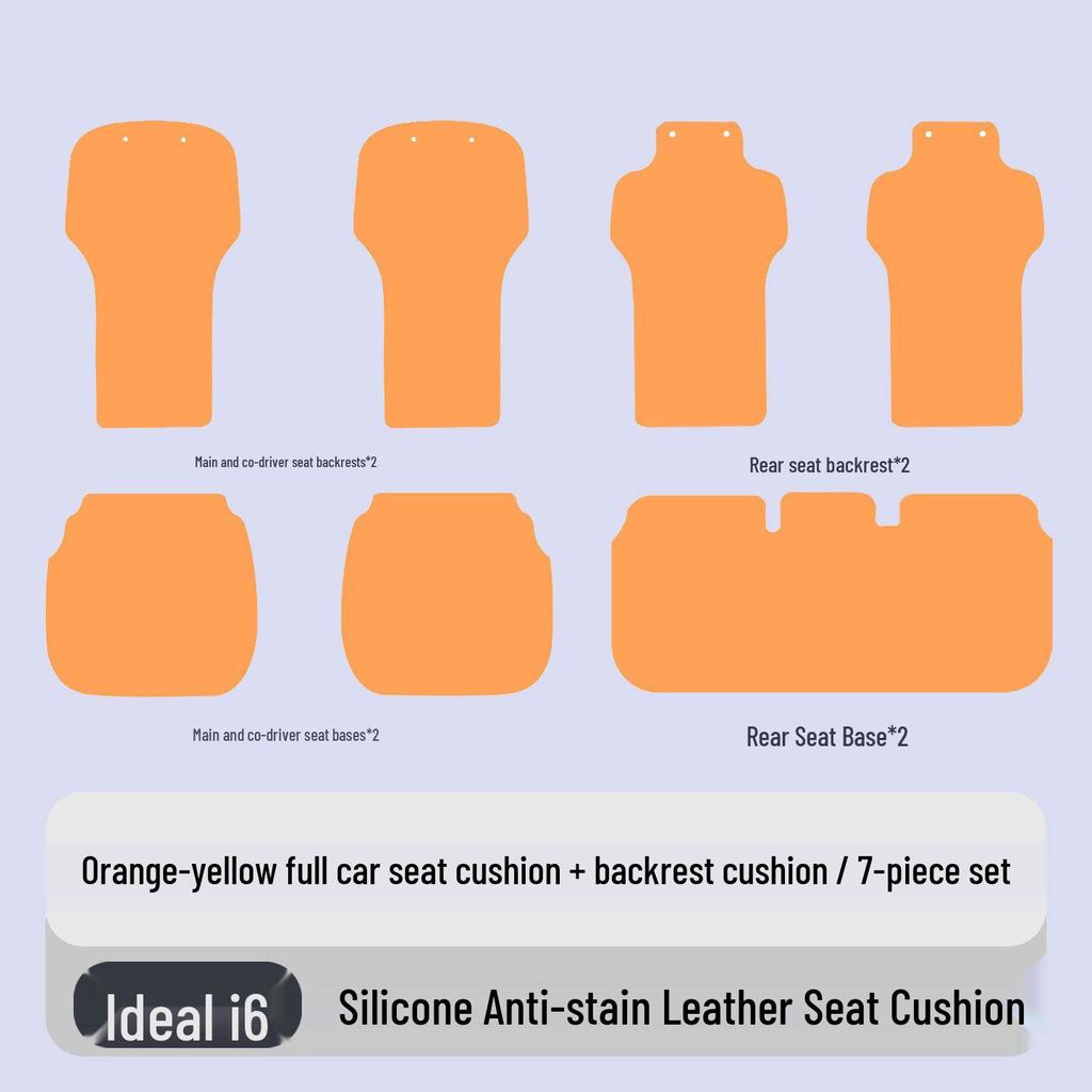 Breathable All-Season Silicone No-Tie Cushion for Ideal i6, L6, L7 Seats