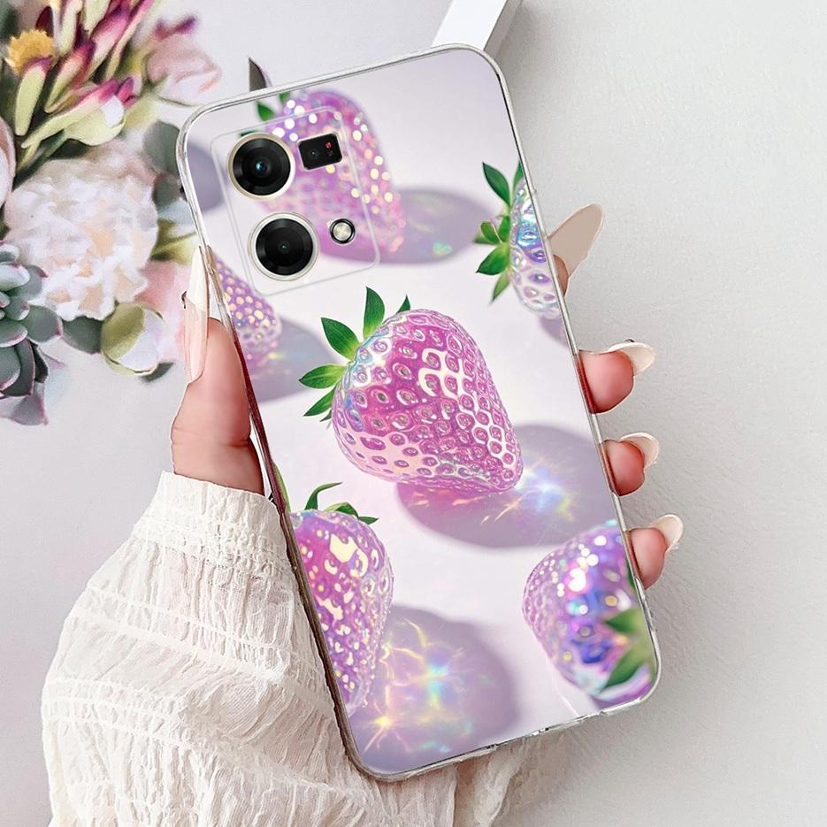Для Oppo F21 Pro 4G Чехол Reno7 4G CPH2363 Роскошный Популярный Расписной Чехол Мягкий Силиконовый Чехол Для Oppo Reno8 Reno 7 F21s Pro 4G Сумки