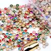 100Pcs Metal Rhinestone Beads Beads DIY Handcraft Half Round Nail Nail Beauty Glitter Decoration
