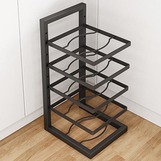 Полка для кастрюли, держатель для крышки кастрюли, нержавеющий, прочный, несущая нагрузку, регулируемая по высоте, универсальная стойка для крышки кастрюли, многофункциональный кухонный органайзер