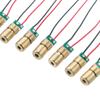 1/3/5/10pc High quality 5 million watt Copper Head 650nm 6mm 3V Adjustable Lasers Dot Diode Module Laser diodes