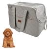 Складная сумка-переноска для питомцев для поездок и посещения больниц с ремешками для предотвращения выпрыгивания питомцев. (серый)