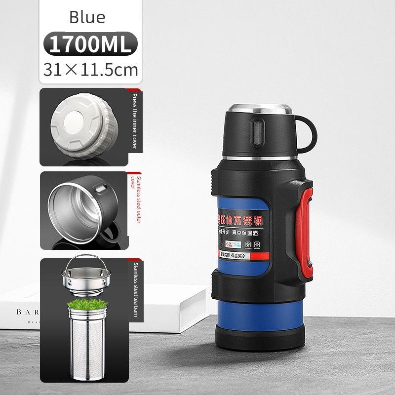 New Arrival 316 Stainless Steel Thermal Pot Large Capacity Vacuum Cup Outdoor Car Portable Kettle Household Kettle 6L