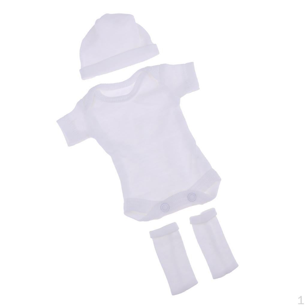 Dolls Outfits Short Sleeve Jumpsuit And Hat For 26-28