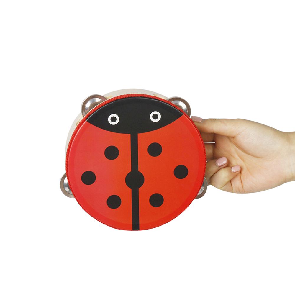 6-дюймовый ручной перкуссионный барабан с бубном и 4 наборами джинглов для детей