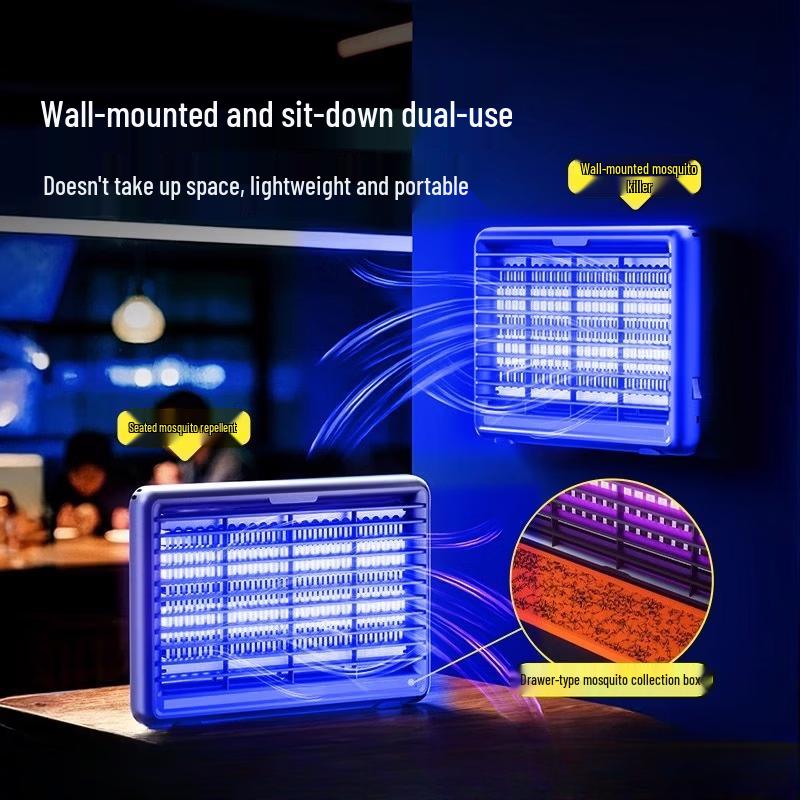 LISM Electric Wall-Mounted Mosquito and Fly Killer Lamp