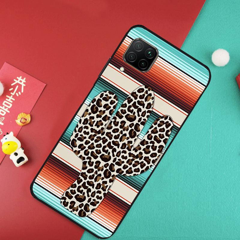 Boho Botanical Leaf Cow Cactus Case For Huawei P20 P30 P40 Lite Nova 11 Pro 9 10 SE 3i 7i 11i 5T Y60 Y61 Y90 Y91 Y70 Cover